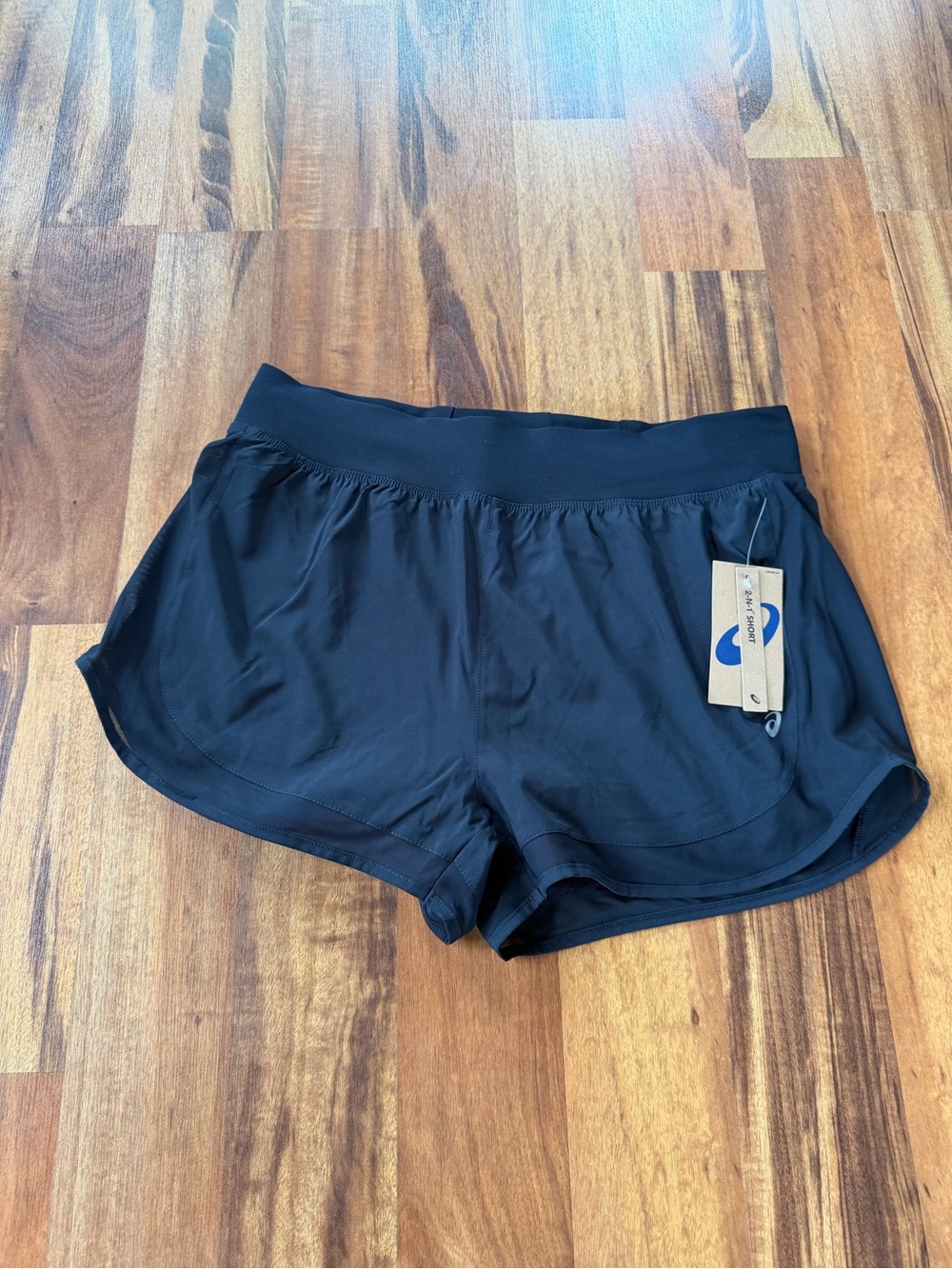 Asics Black Athletic Shorts